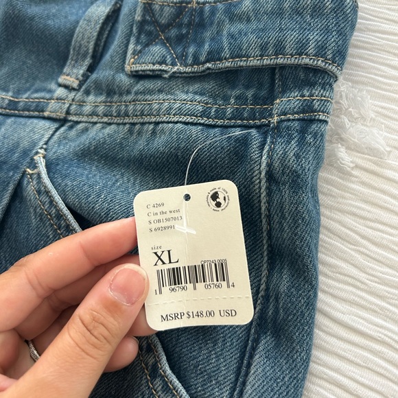 Free People x Care Super Sweeper Wide Leg Jeans - Picture 8 of 9